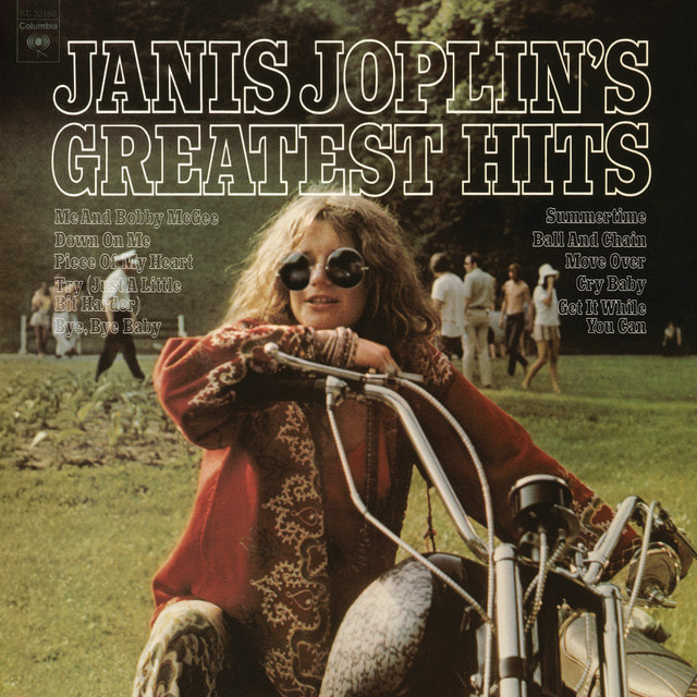 greatest hits album cover by Janis Joplin